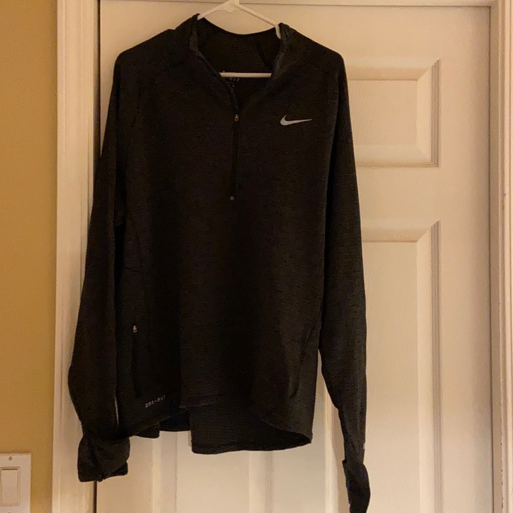 Black Nike 1/2 Zip Sweater